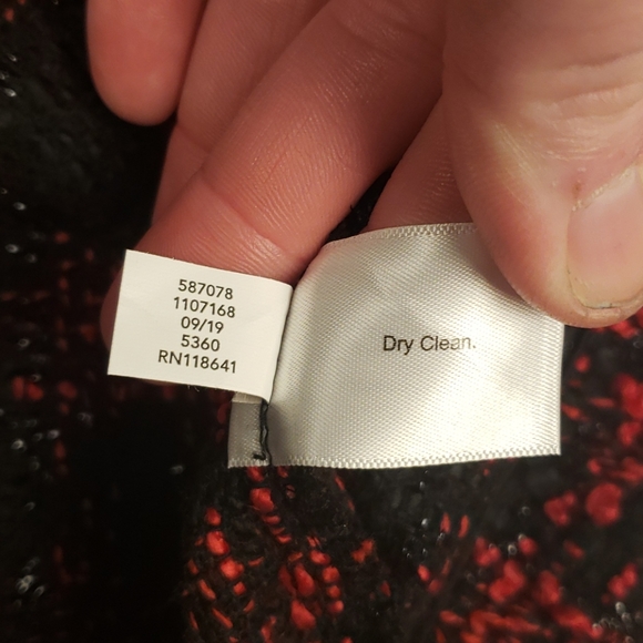 NWT Lane Bryant Black & Red Plaid Jacket - Picture 7 of 7